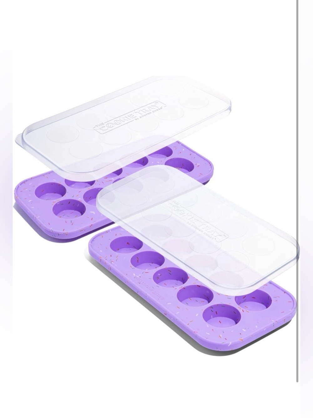 Souper Cubes Silicone Cookie Dough Freezer Tray 2 pack